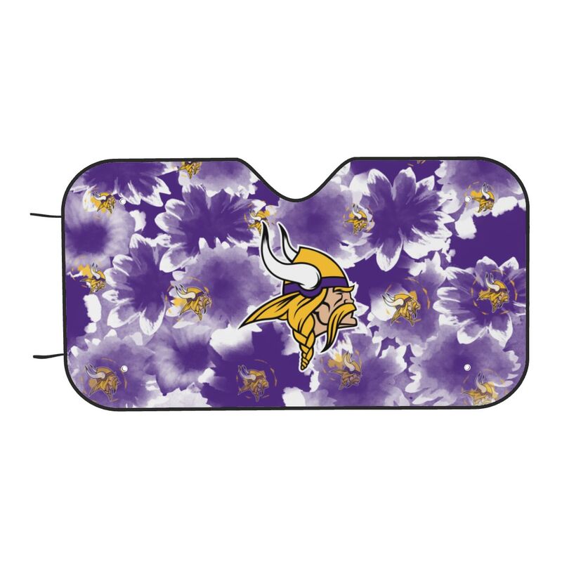 Minnesota Vikings Printed multi size car front windshield sunshade car windshield sunshade
