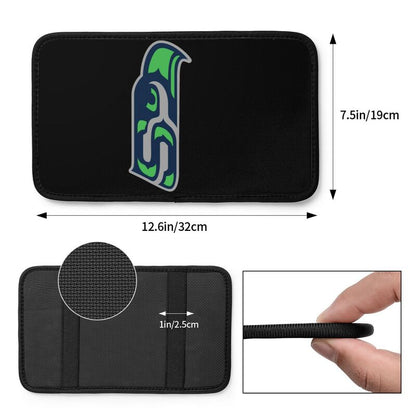 Car armrest box pad Seattle Seahawks 1 Printed center armrest box pad protective pad