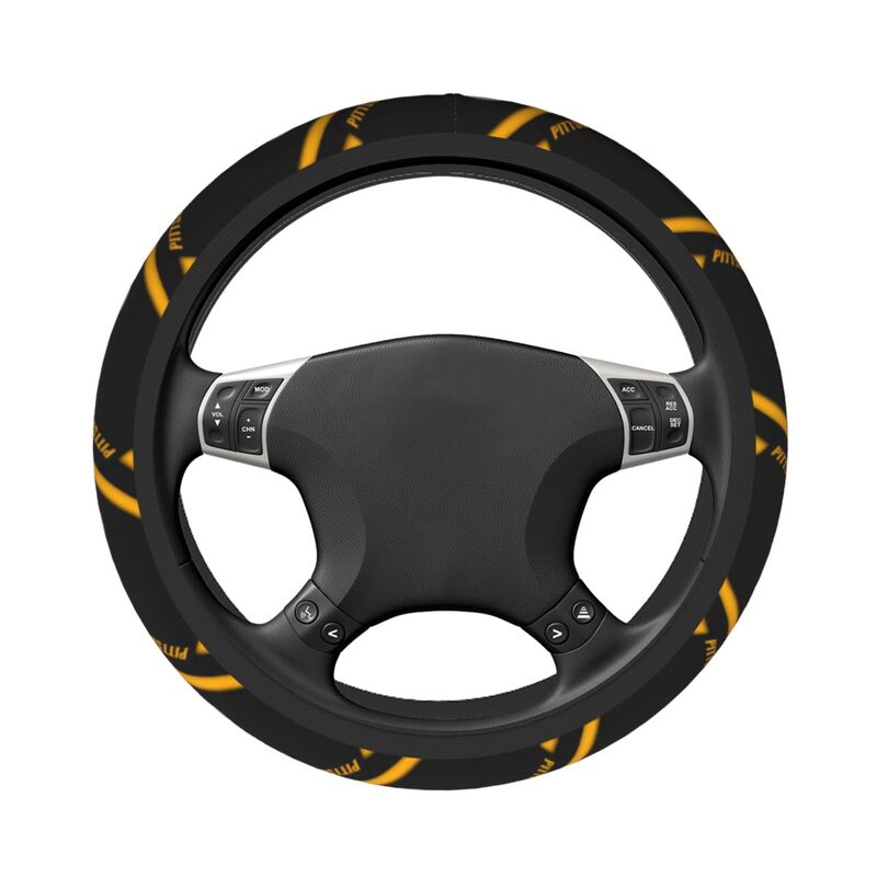 Pittsburgh Steelers 1 Printed car anti-skid cover elastic steering wheel cover