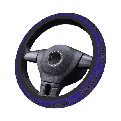 Baltimore Ravens Printed elastic steering wheel cover breathable protective cover