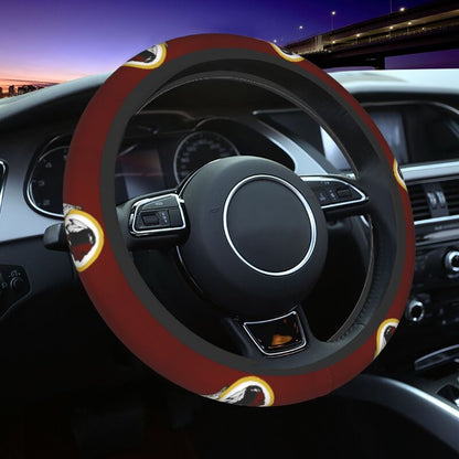 Washington Commanders 1 Printed breathable elastic steering wheel protective cover
