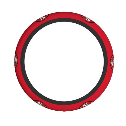 San Francisco 49ers Printed elastic steering wheel cover car steering wheel protective cover