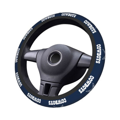 Dallas Cowboys 3 Printed elastic steering wheel cover breathable protective cover