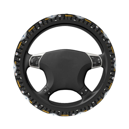 Pittsburgh Steelers 1 Printed elastic steering wheel cover car protective cover