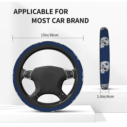 Dallas Cowboys 10 Printed breathable anti slip cover elastic steering wheel cover