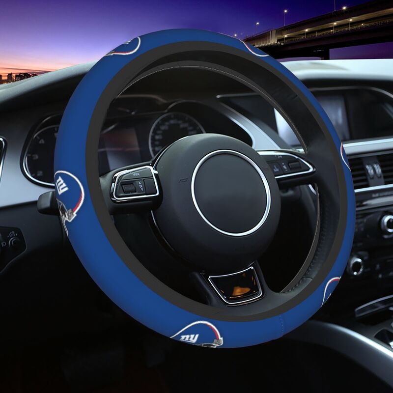New York Giants 1 Printed breathable elastic steering wheel protective cover