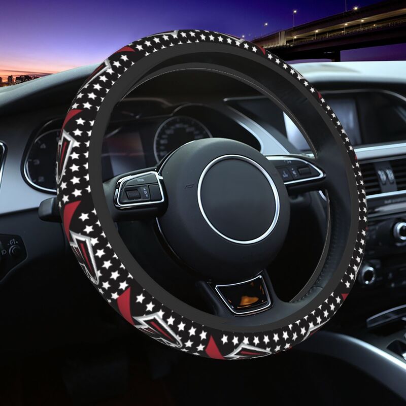 Atlanta Falcons Printed breathable elastic steering wheel cover