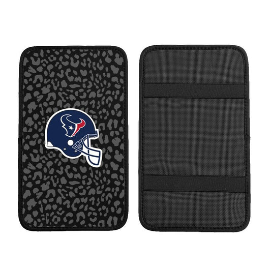 Houston Texans 2 printed Car handrail box cushion Personalized car armrest cover