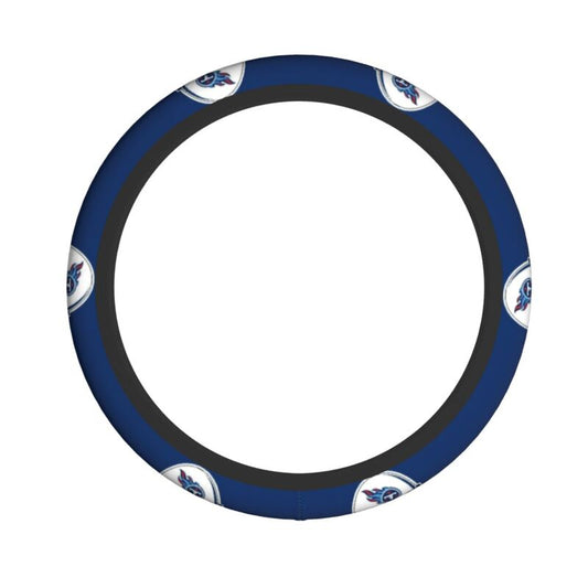 Tennessee Titans 1 Printed breathable elastic steering wheel cover anti slip cover
