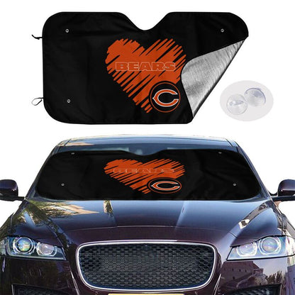 Chicago Bears Printing is suitable car front windshield sunshades Car windshield sunshades