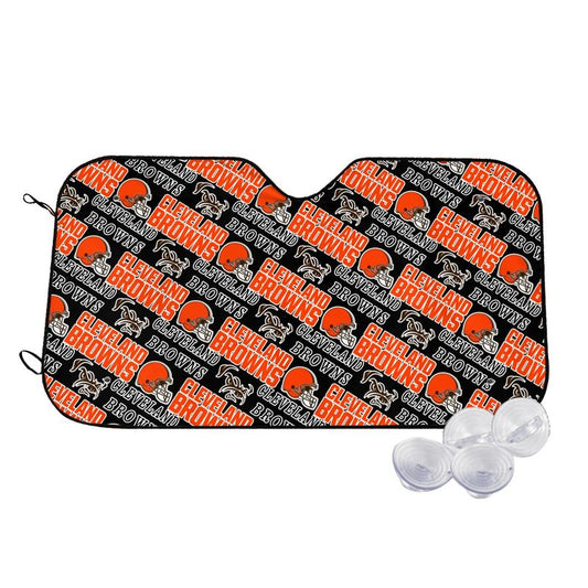 Cleveland Browns Printed suitable for front Car windshield sunshades Car windshield sunshades
