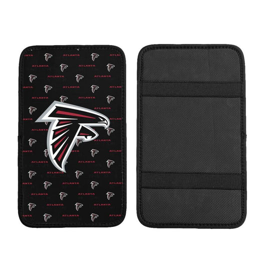 Atlanta Falcons 2 printed Car handrail cushion Personalized car armrest cover
