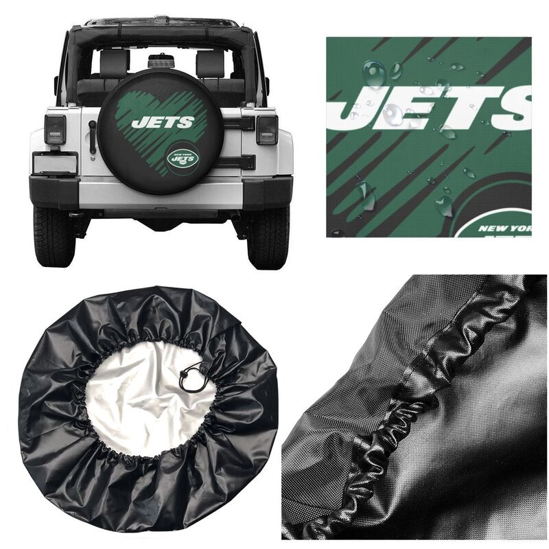 New York Jets Printed car spare tire dust protection cover tire protection cover