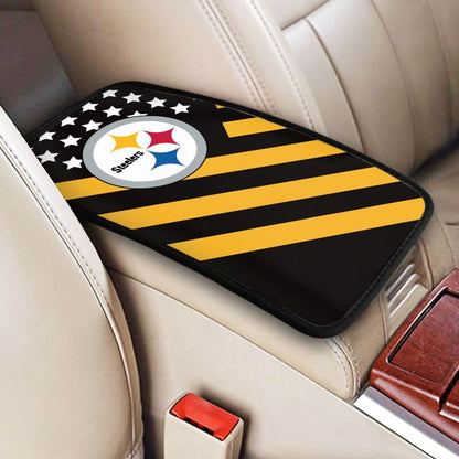 Pittsburgh Steelers2 Protective pad for armrest box of printing vehicle