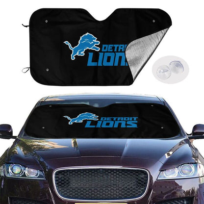 Detroit Lions 4 Printing suitable for front Car windshield sunshades Car windshield sunshades