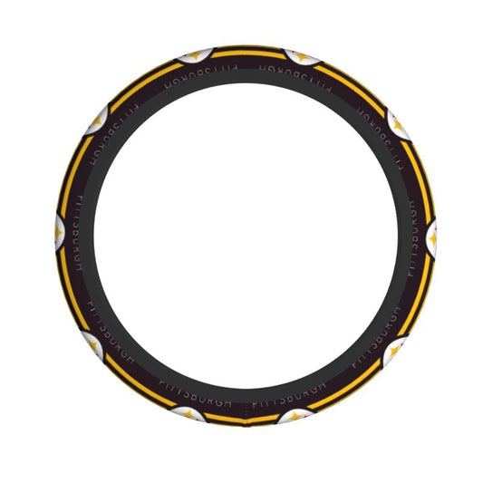 Pittsburgh Steelers 3 Printed breathable elastic steering wheel anti slip cover