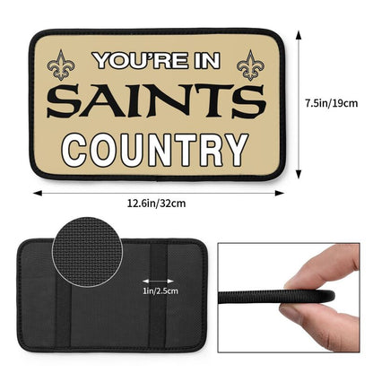New Orleans Saints Printed car armrest box pad elbow support pad