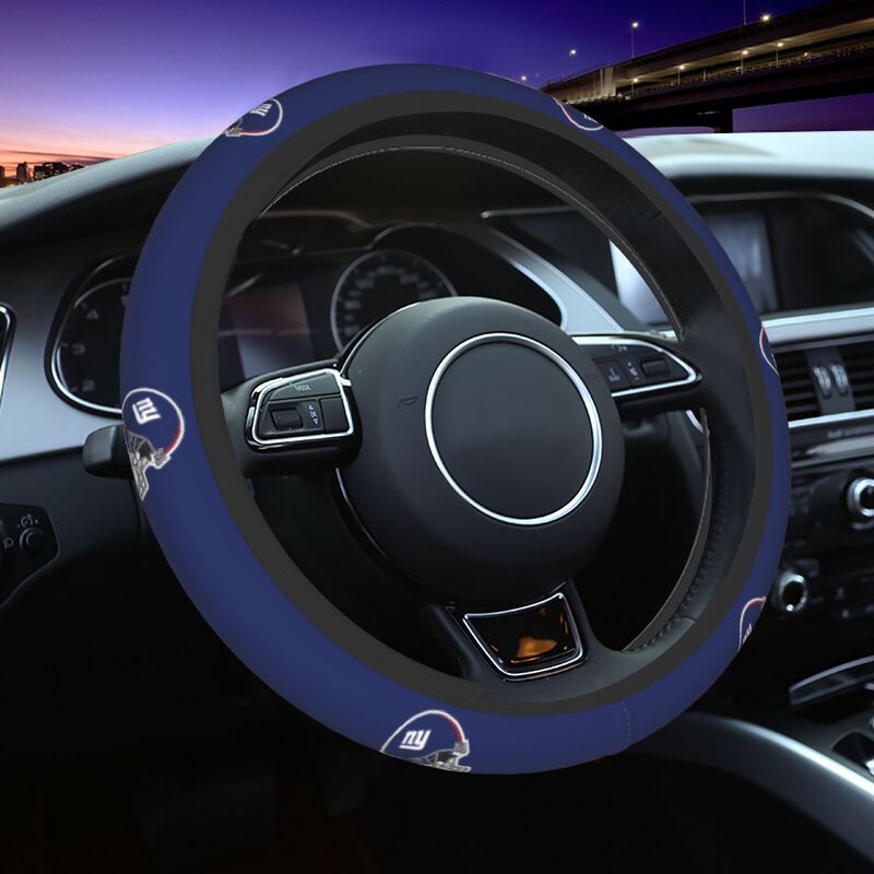 New York Giants 2 Printed breathable elastic steering wheel cover anti slip cover