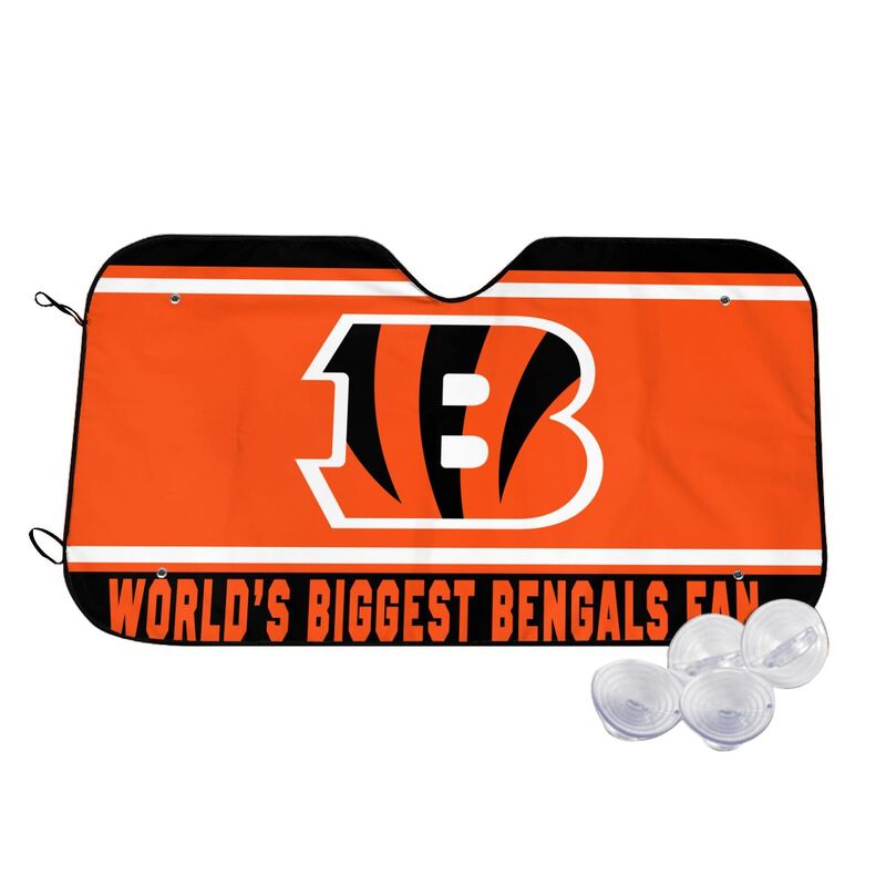 Cincinnati Bengals Printing is suitable for car front windshield sunshades Car windshield sunshades