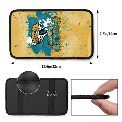 Jacksonville Jaguars print car center console armrest pad Car armrest box protective cover
