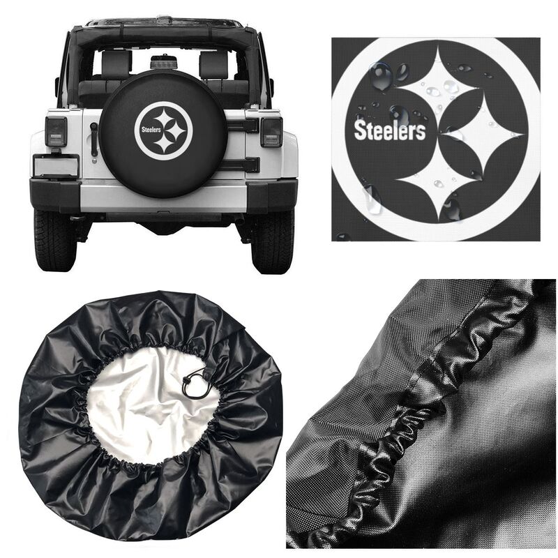 Pittsburgh Steelers Print tire protection covers car sunscreen tire protection covers