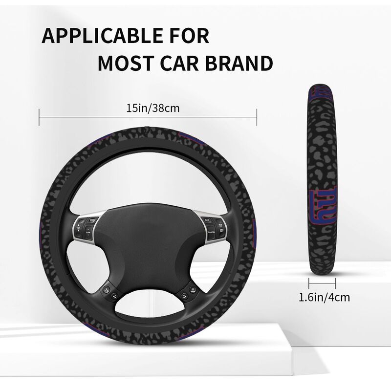 New York Giants Printed elastic steering wheel cover car steering wheel protective cover