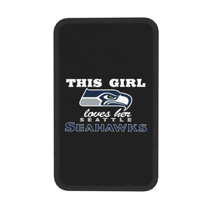Seattle Seahawks Printing car center console pad car armrest protective cover