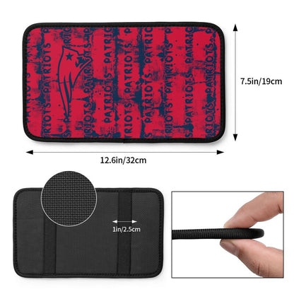 New England Patriots print Car armrest box protective cover car center console armrest pad