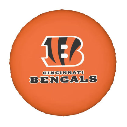 Cincinnati Bengals 4 car dustproof sunscreen tyre protective cover Tyre protective cover