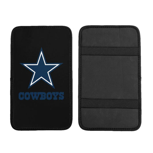 Car armrest box pad Dallas Cowboys 1 Printed central armrest box elbow pad