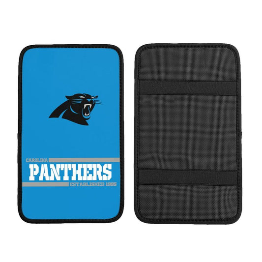Carolina Panthers Printed car armrest box pad Protective pad