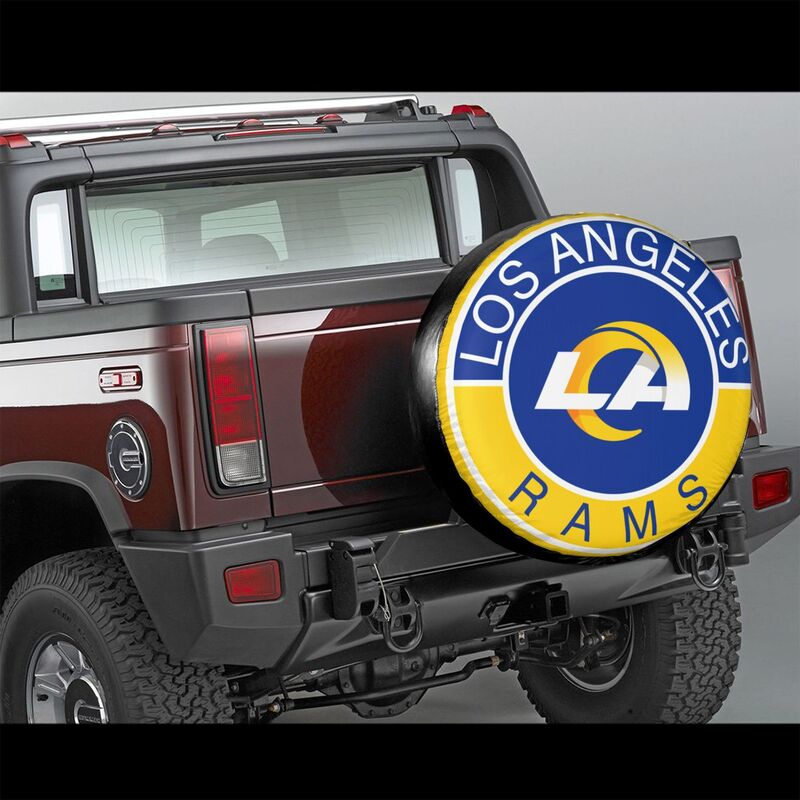 Los Angeles Rams Printed tire protection cover car spare tire dust protection covers