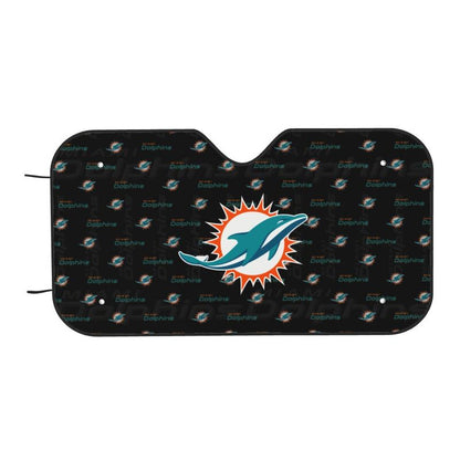 Miami Dolphins Printed is suitable for front Car windshield sunshades Car windshield sunshades