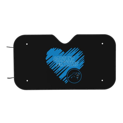 Carolina Panthers Printing is suitable car front windshield sunshades Car windshield sunshades