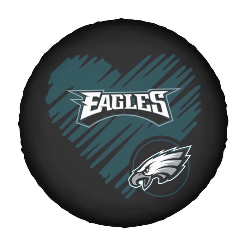 Philadelphia Eagles Printed car spare tire dust protection cover tire protection cover