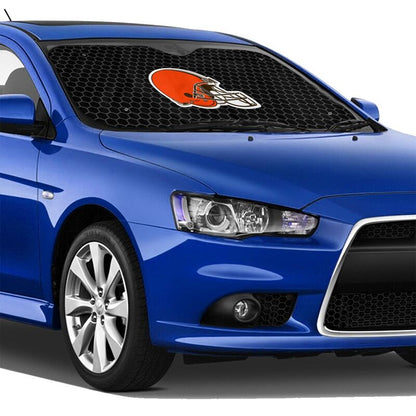 Cleveland Browns 2 Printed is suitable front Car windshield sunshades Car windshield sunshades