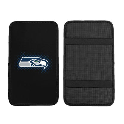 Seattle Seahawks Printed car armrest box cushion armrest protective cover