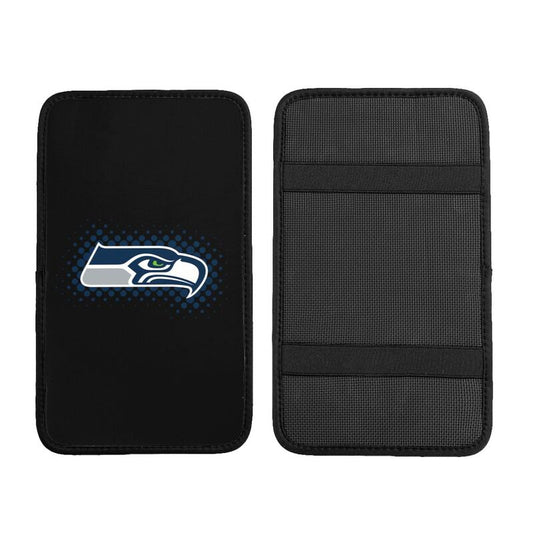 Seattle Seahawks Printed car armrest box cushion armrest protective cover