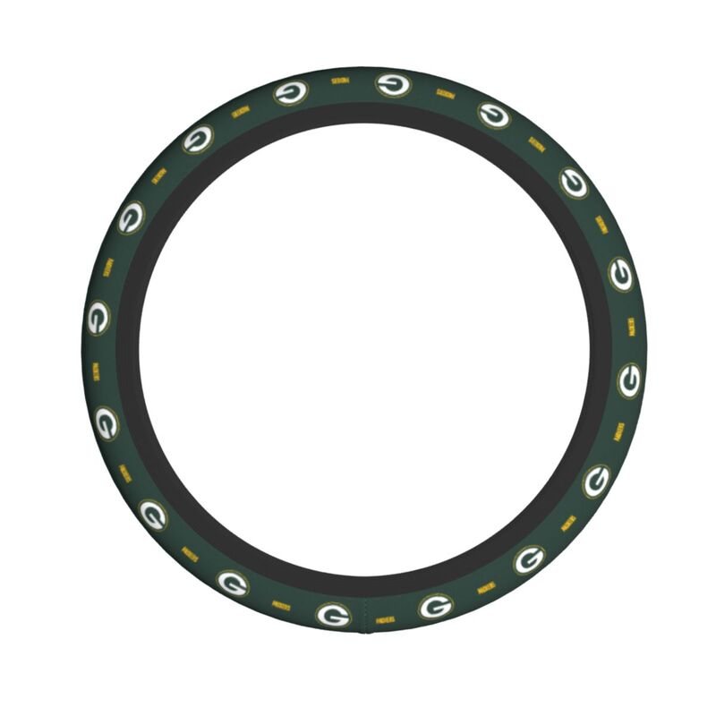 Green Bay Packers Printed car protective cover elastic steering wheel cover