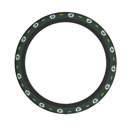 Green Bay Packers Printed car protective cover elastic steering wheel cover