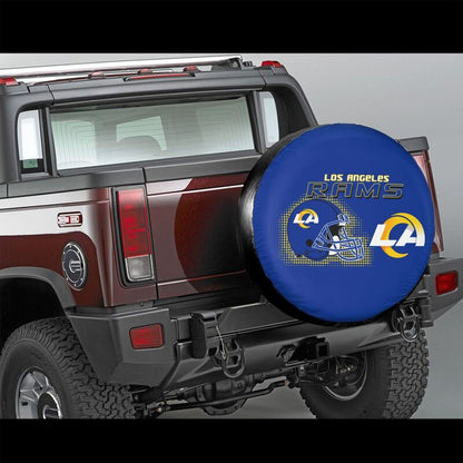 Los Angeles Rams Print car tire protection cover car spare tire dust protection covers