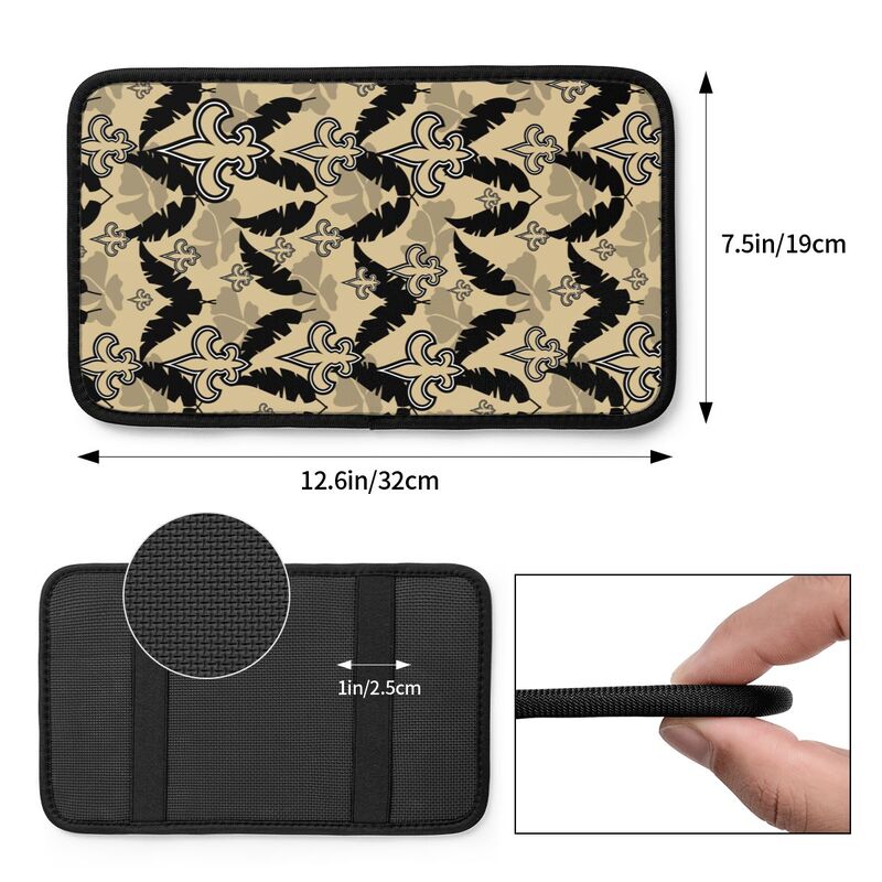 New Orleans Saints printing Center console armrest pad car armrest protective cover car