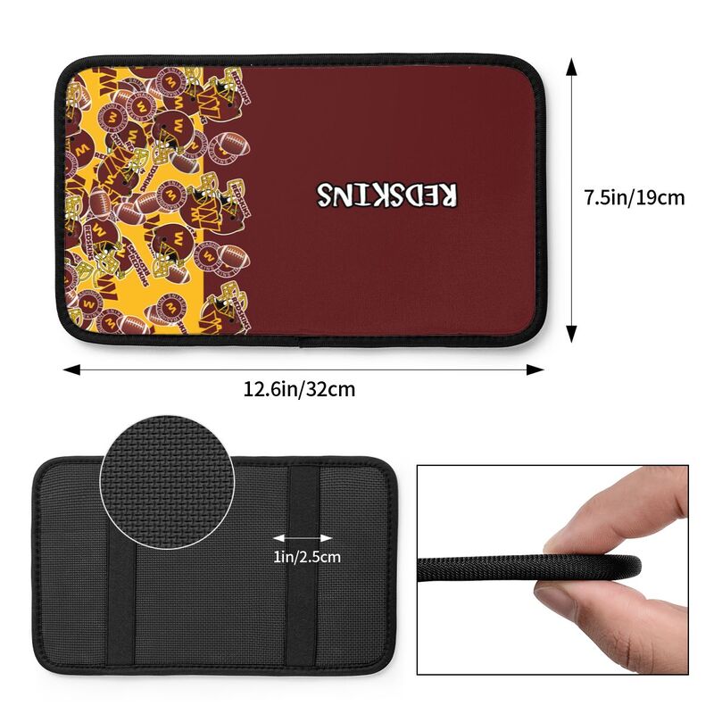 Washington Redskins print Car center console armrest pad car armrest protective cover