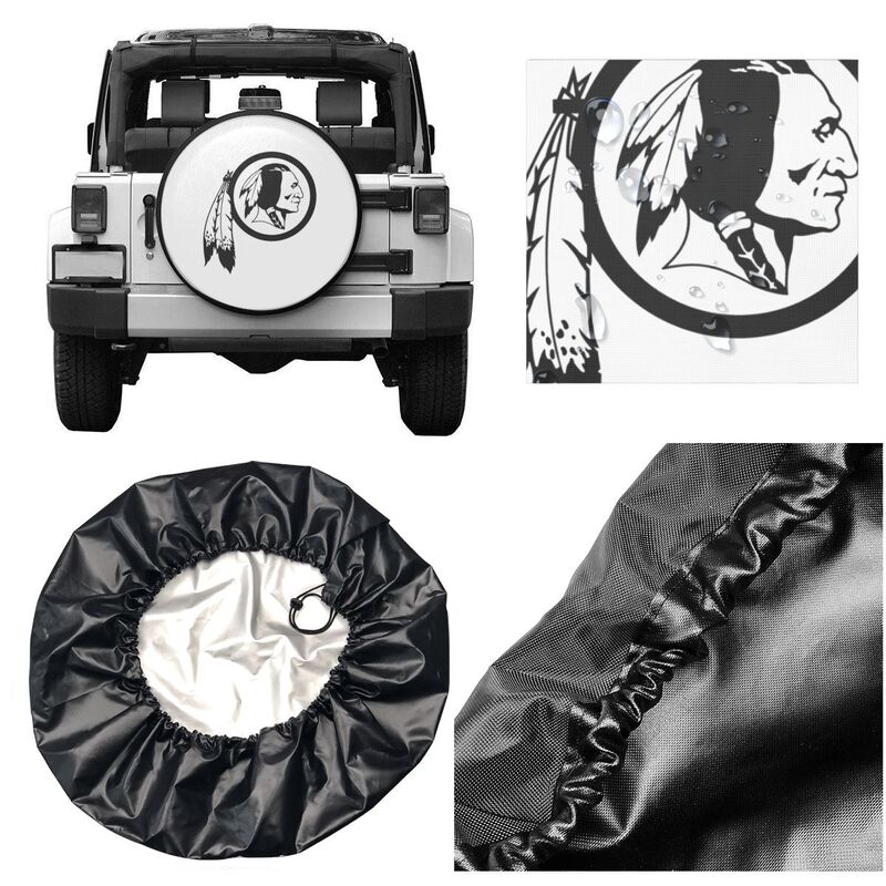 Washington Redskins Printing tire protection cover car sun protection tire protection covers