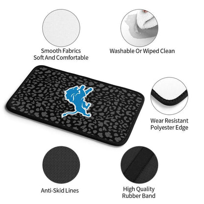 Detroit Lions print Car handrail box cushion Personalized car armrest cover