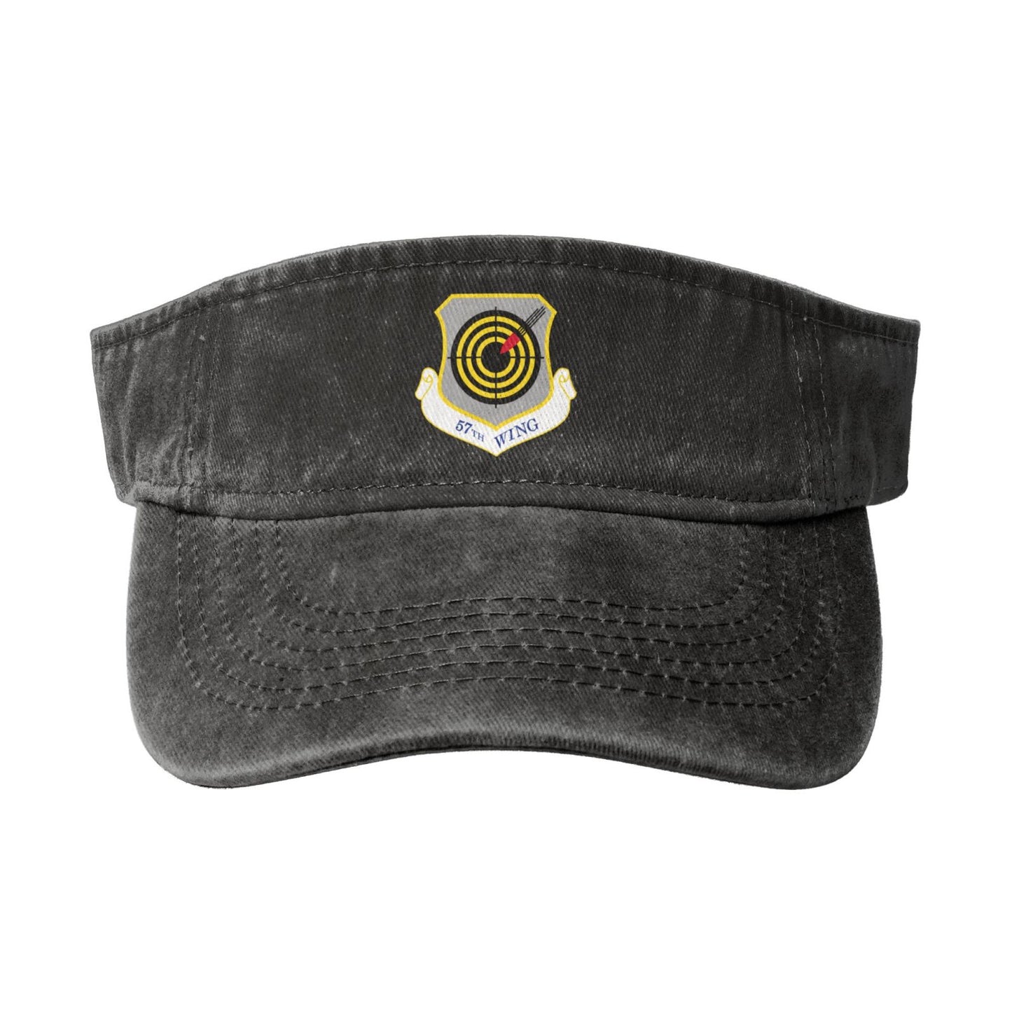 USAF 57th Wing Shield Printing adjustable Empty Top Baseball Sun Cap unisex outdoor sport hat veterans gift