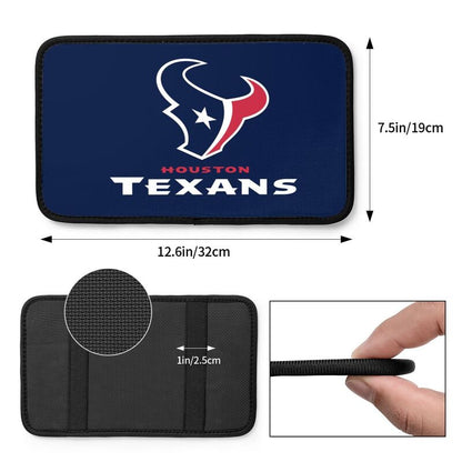 Houston Texans2 Printed car center armrest box pad anti slip pad