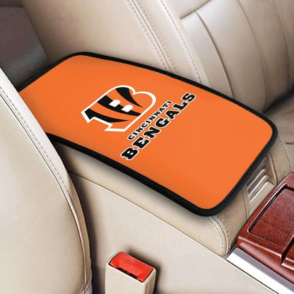 Cincinnati Bengals Printed car armrest box pad elbow protection pad
