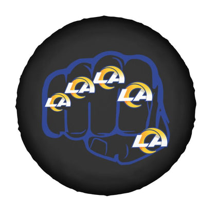 Los Angeles Rams Print tire protection cover car spare tire dust protection covers