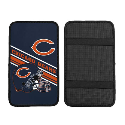 Chicago Bears Print armrest protective cover car armrest box cushion